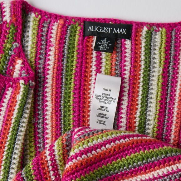August Max Multicolor Striped Sweater - Picture 11 of 11